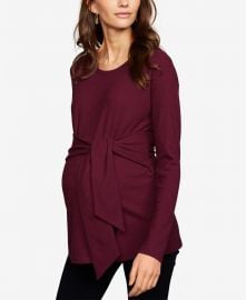 A Pea in the Pod Maternity Tie-Front Top at Macys